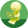 Smiski on Laptop